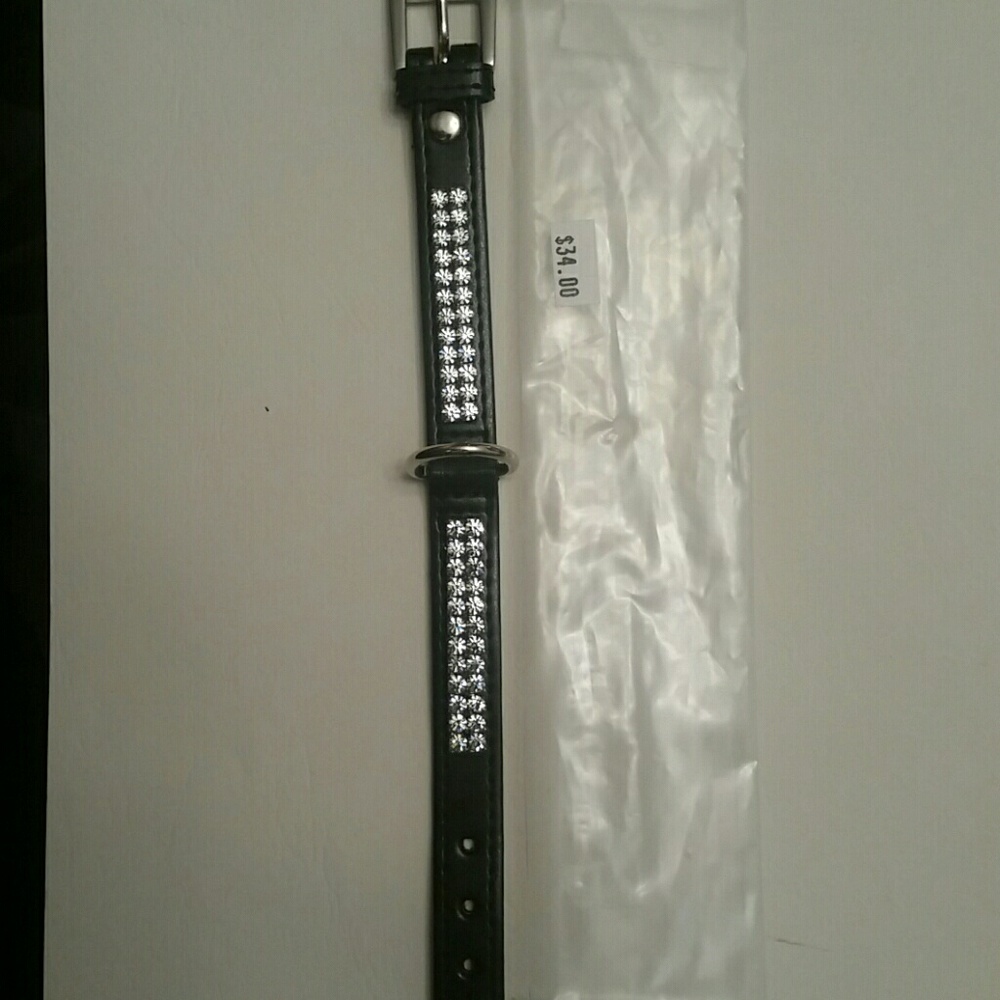 NEW Black Bling Collar by Beau Nouveau